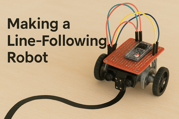 آموزش گام به گام ساخت ربات مسیریاب