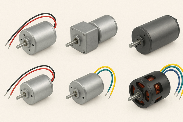 راهنمای کامل خرید موتور DC + جدول ولتاژ و جریان انواع موتور گیربکس‌دار